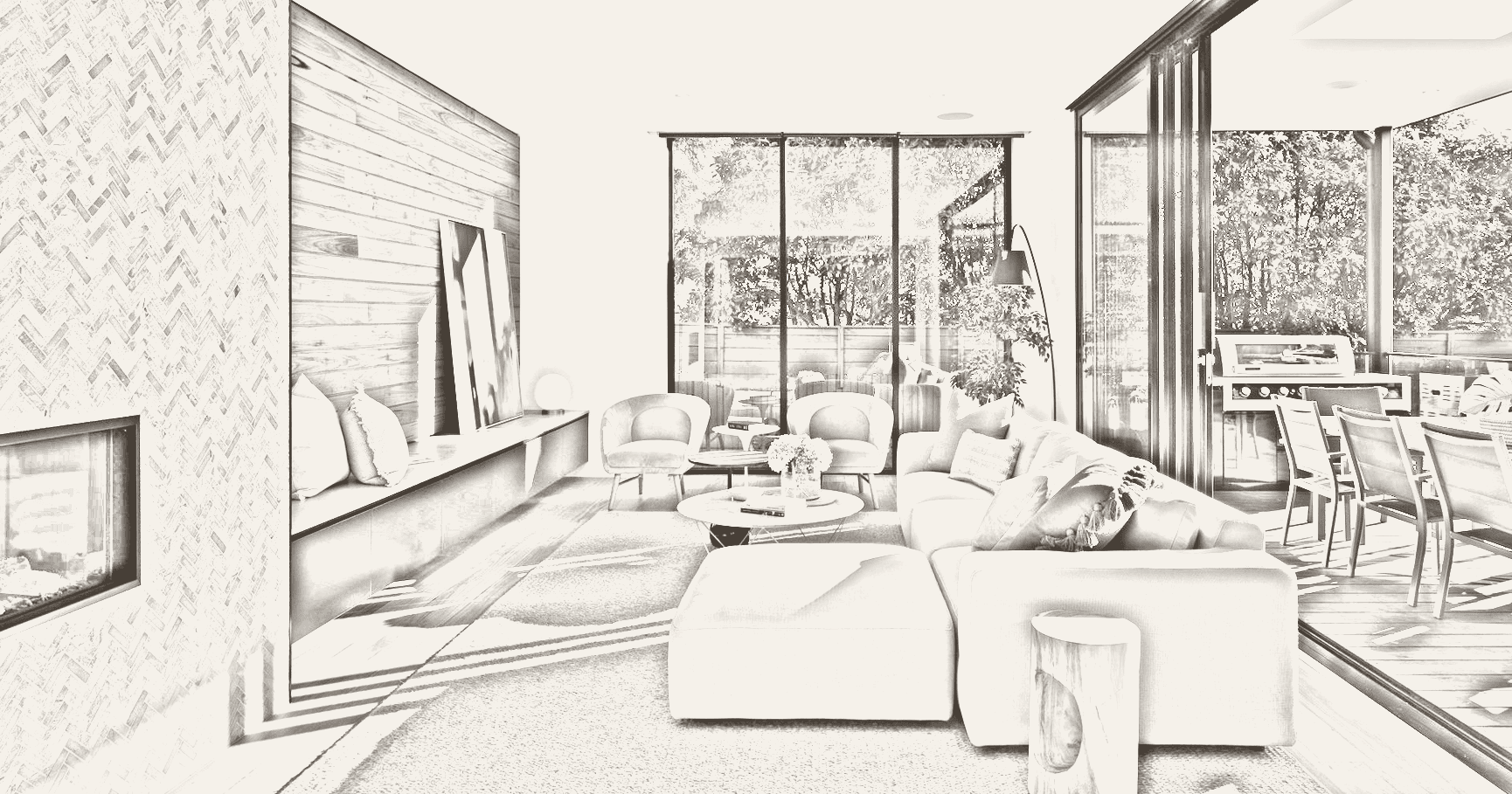 Sketch do projeto Living FA